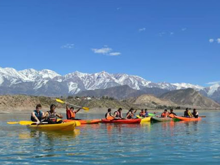 Kayak de Traves&iacute;a - En Dique Potrerillos
